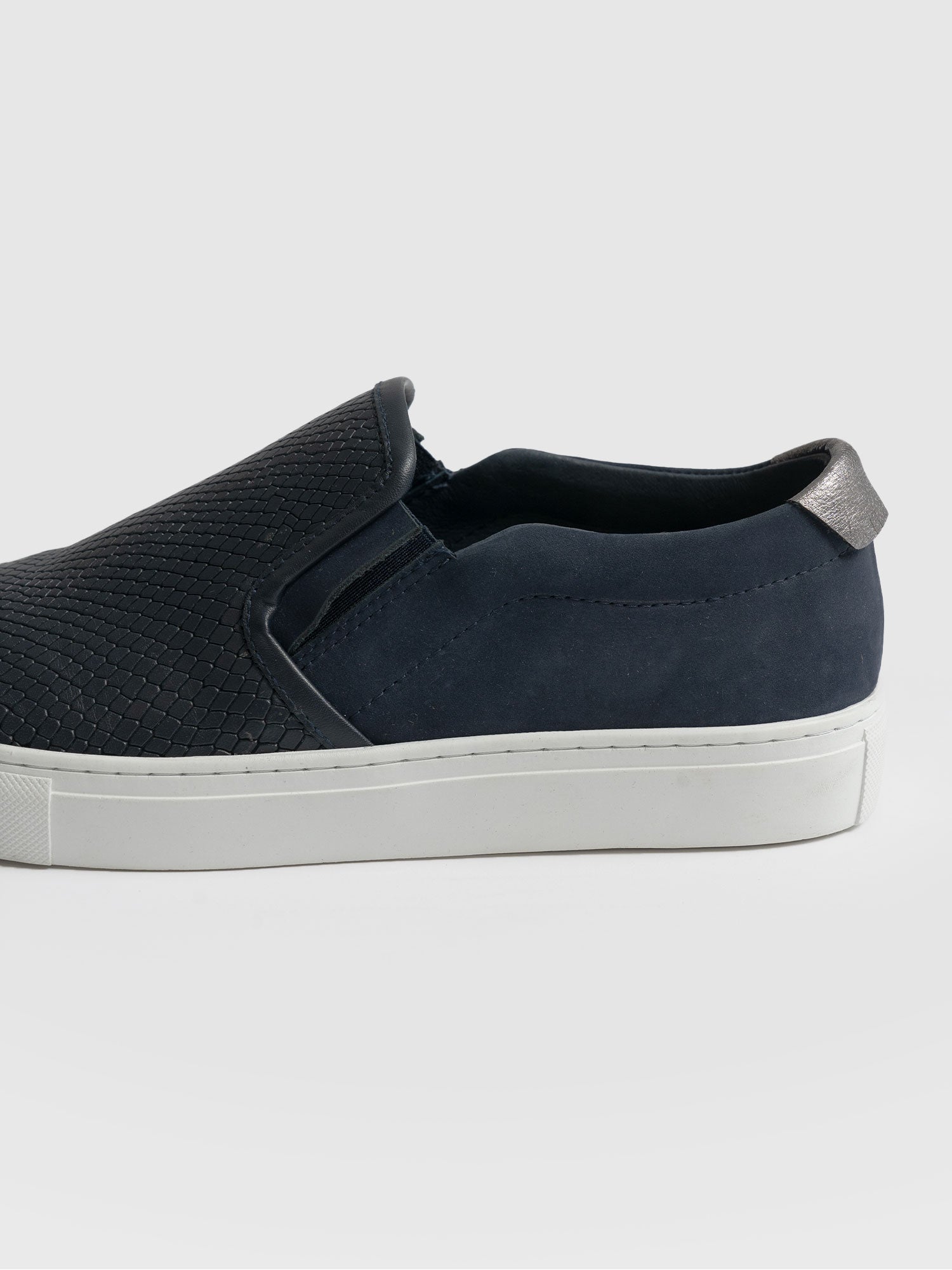 Sloane Slip On Trainer Navy - Women's Trainers | Saint + Sofia® UK